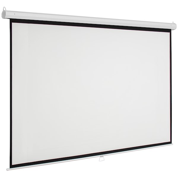 ALLSCREEN Manual projection screen 200CM X 200CM HD Fabric CWP-8080 format: 1:1 