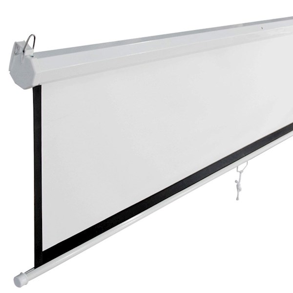 ALLSCREEN Manual projection screen 200CM X 200CM HD Fabric CWP-8080 format: 1:1 