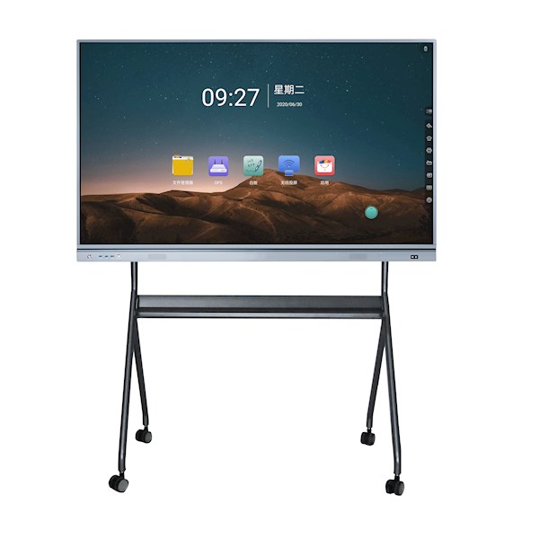 Allscreen DW85HQ982 Q Series, 85”, 4K UHD, Android 11, RAM 4GB, 32GB, Smart Board, Silver