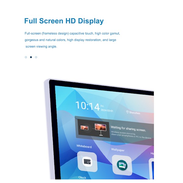 Allscreen S32PF3-Y, 32", FHD, Android 10.0, Ram 4GB, 64GB, Smart Mobile Screen, White
