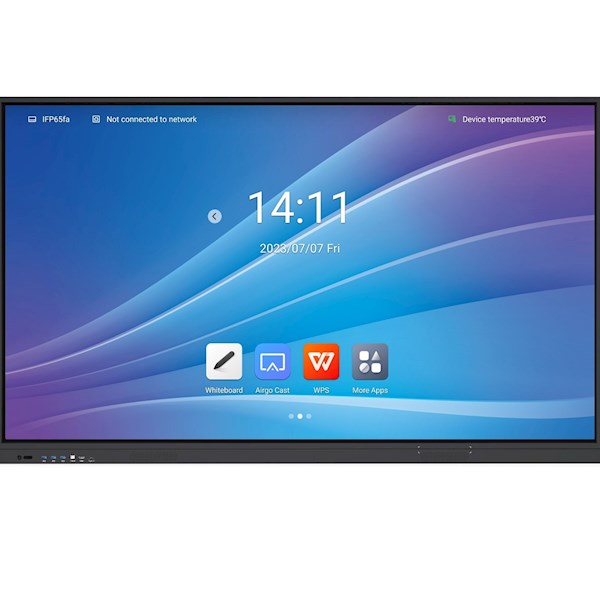 Allscreen DW65HQV100 T Series, 65”, Android 12, RAM 4GB, 32GB, Smart Board, Black